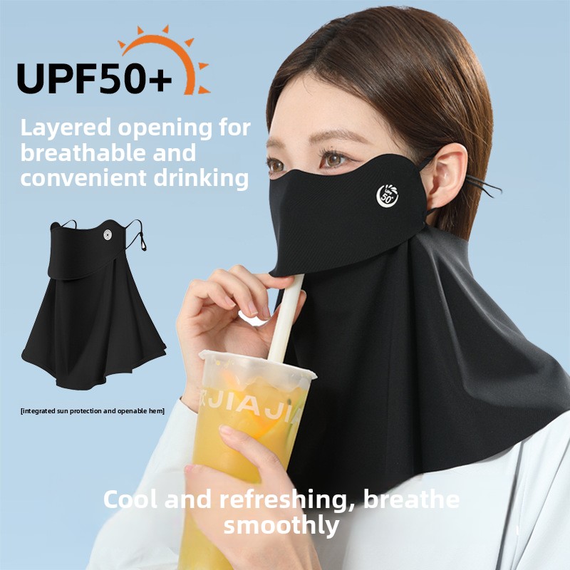 Sports Mask Breathable - İçme Suyu, Boyun Koruması, Güneş Koruması,