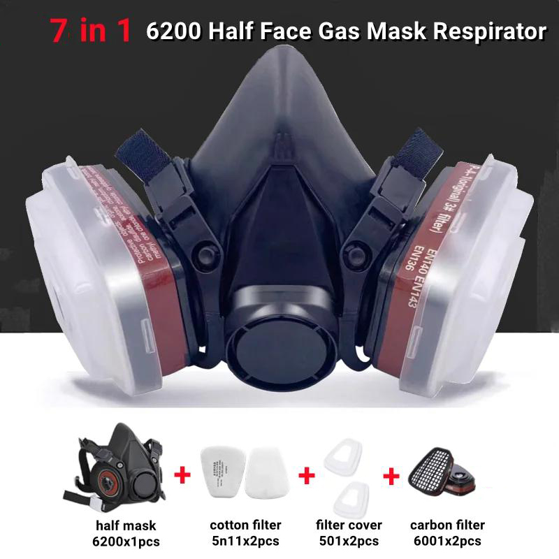 Dust Mask Construction - Toz Gaz Maskesi Buğu Önleyici Güvenlik