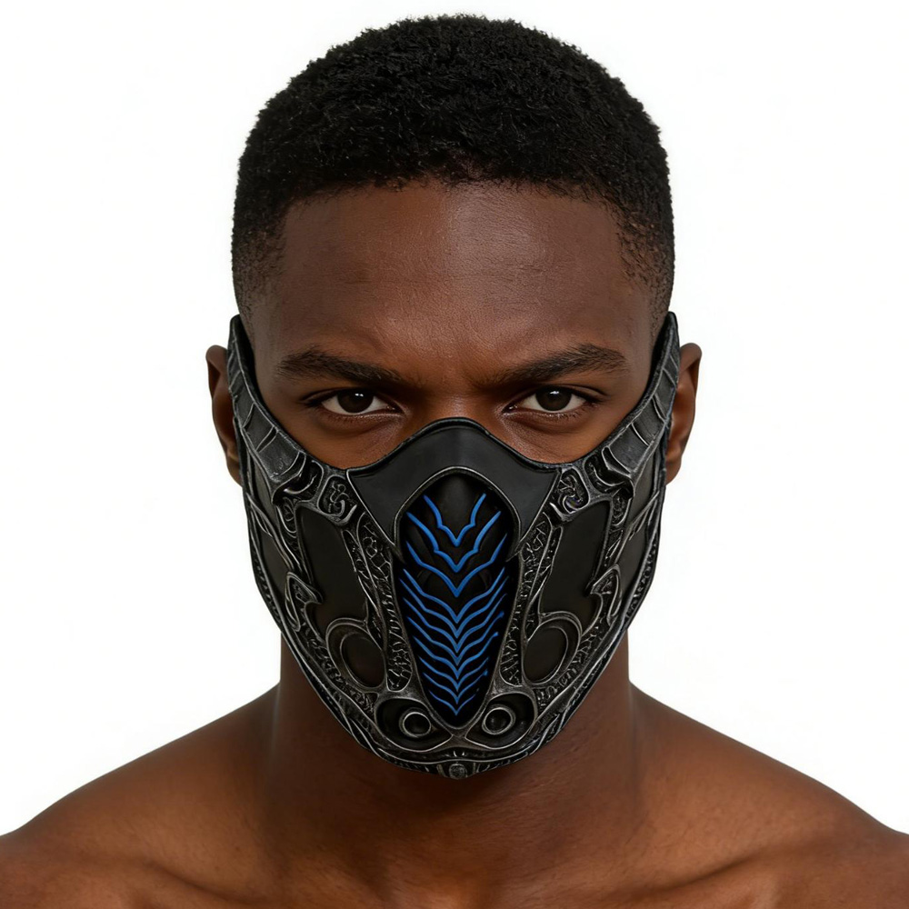 Respirator Half Face - Mortal Kombat Yarım Yüz Maskesi Cosplay