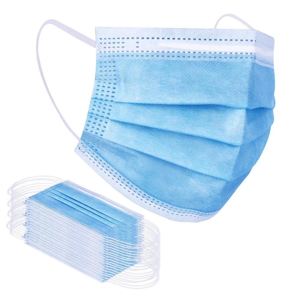 Disposable Mask Blue - Mavi Tek Kullanımlık Yüz Maskesi 100