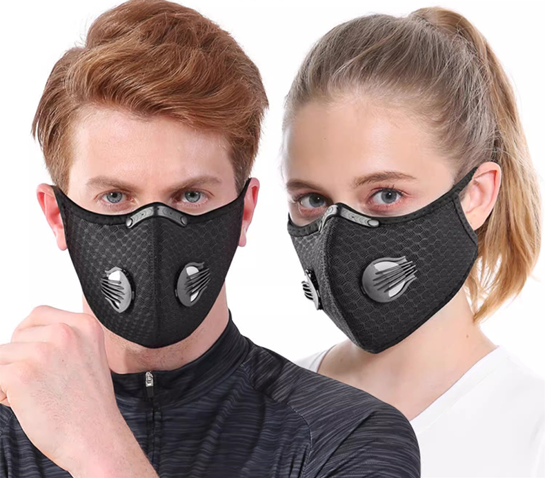 Anti Pollution Mask - Bisiklet Maskesi Spor Yıkanabilir Filtreli Yeniden