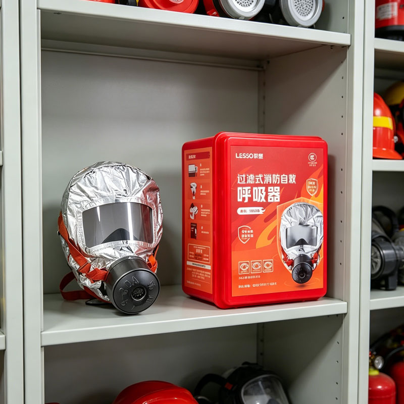 Kn95 Respirator Mask - Maske Gaz Filtreleme Kendini Kurtarma Solunum