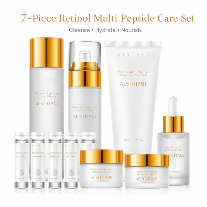 Face Mask Storage Box - 7 Parçalı Retinol Çoklu Peptit Cilt