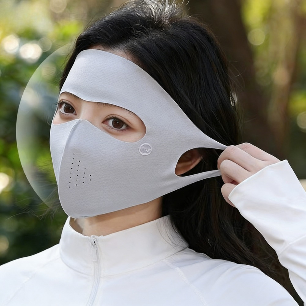 Sports Mask Breathable - Buz İpek UV Koruyucu Yüz Maskesi