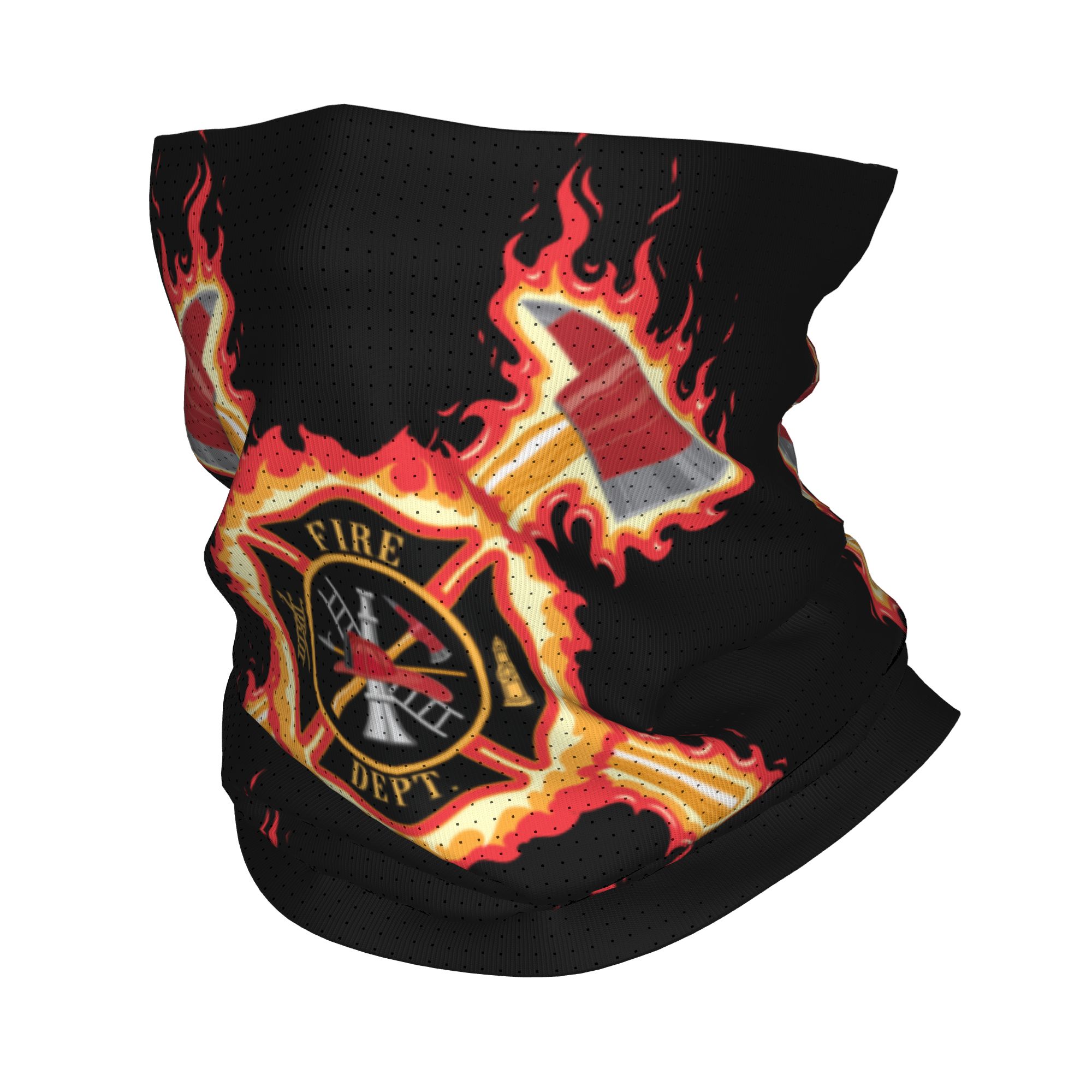 Neck Gaiter Face Cover - Özel İtfaiyeci Çapraz Bandana Boyun Isıtıcı