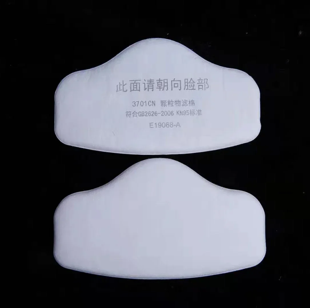 Dust Mask Construction - 3701 Parçacık Pamuk Filtre 3 M