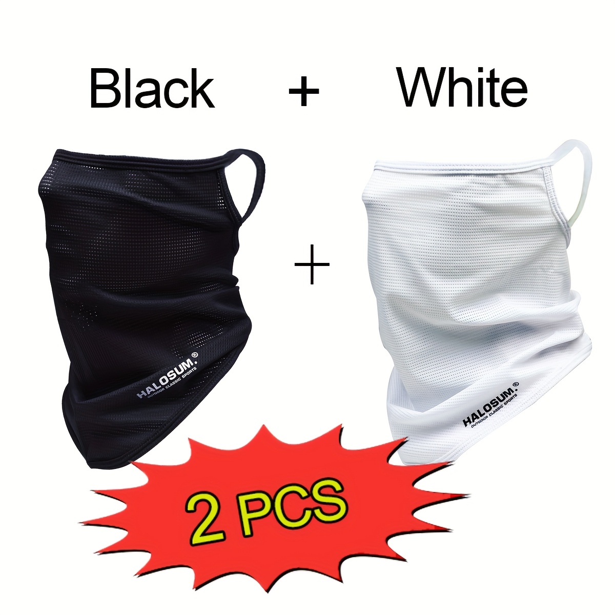 Kids Face Mask - 1/2 adet buz ipek yüz maskesi
