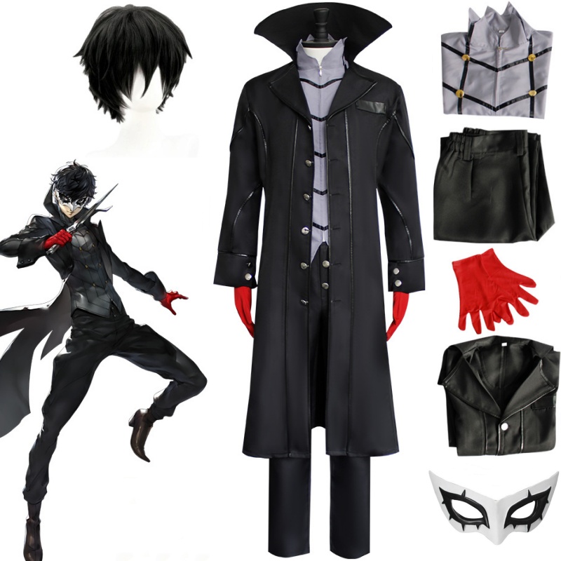 Anime Persona 5 Joker Cosplay  - Black Face Mask Pack incelemesi ve fiyatı