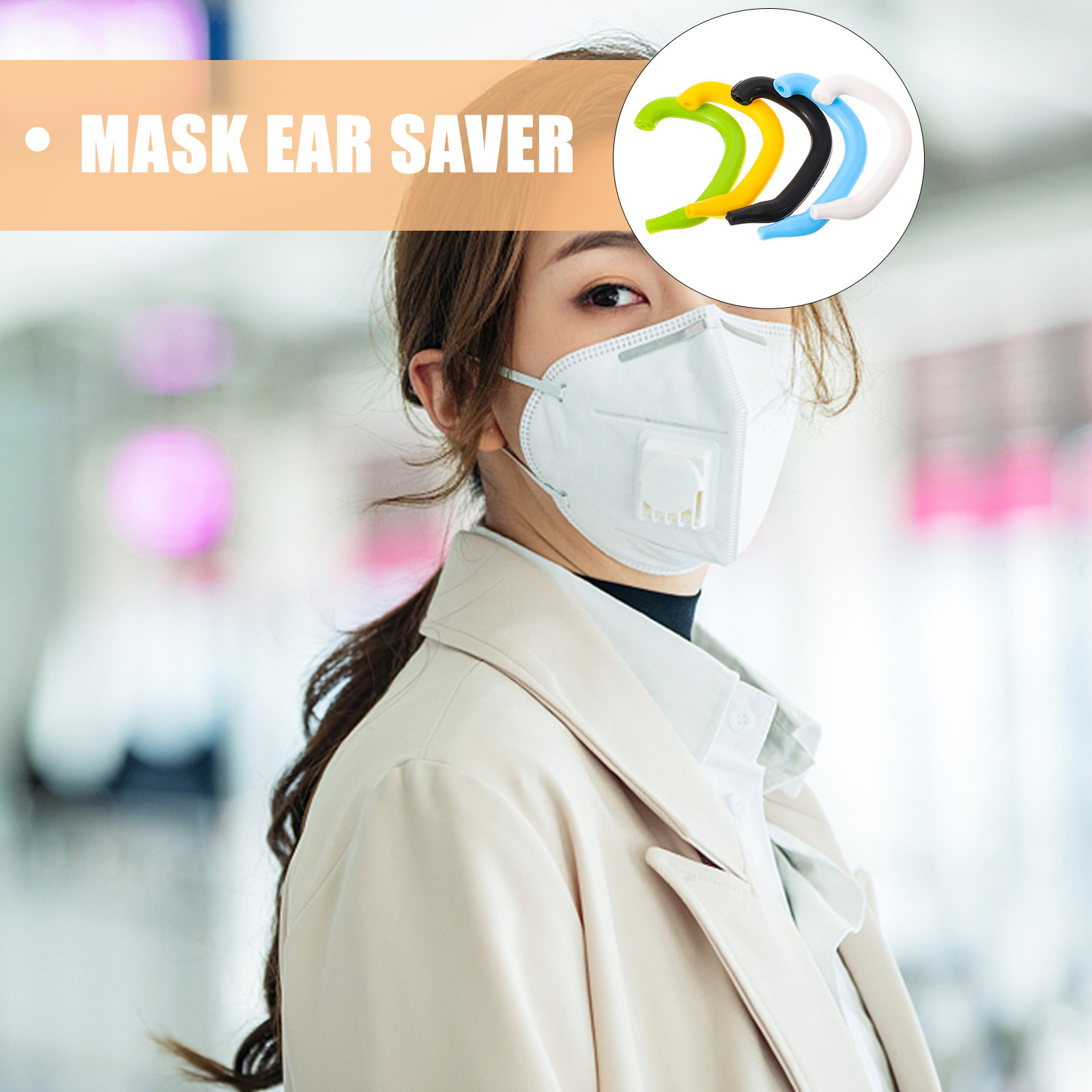 5 adet Premium silikon kulak k - Disposable Surgical Mask incelemesi ve fiyatı
