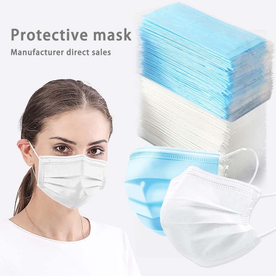 Yüz için 50/100 Adet Tek Kulla - Disposable Mask Blue incelemesi ve fiyatı