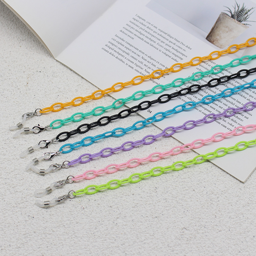 Çocuk renkli akrilik gözlük ma - Mask Chain Holder incelemesi ve fiyatı