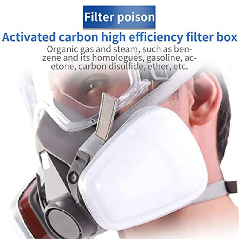 7'si 1 Arada Gaz Geçirmez Yarı - Respirator Half Face incelemesi ve fiyatı