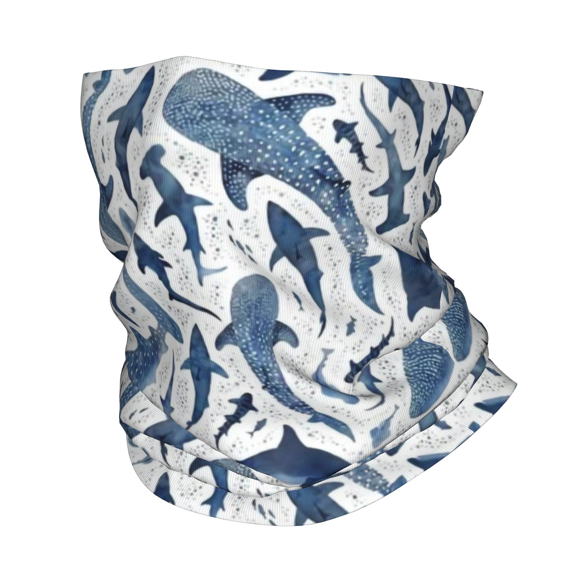 Özel Mavi Suluboya Köpekbalığı - Neck Gaiter Face Cover incelemesi ve fiyatı