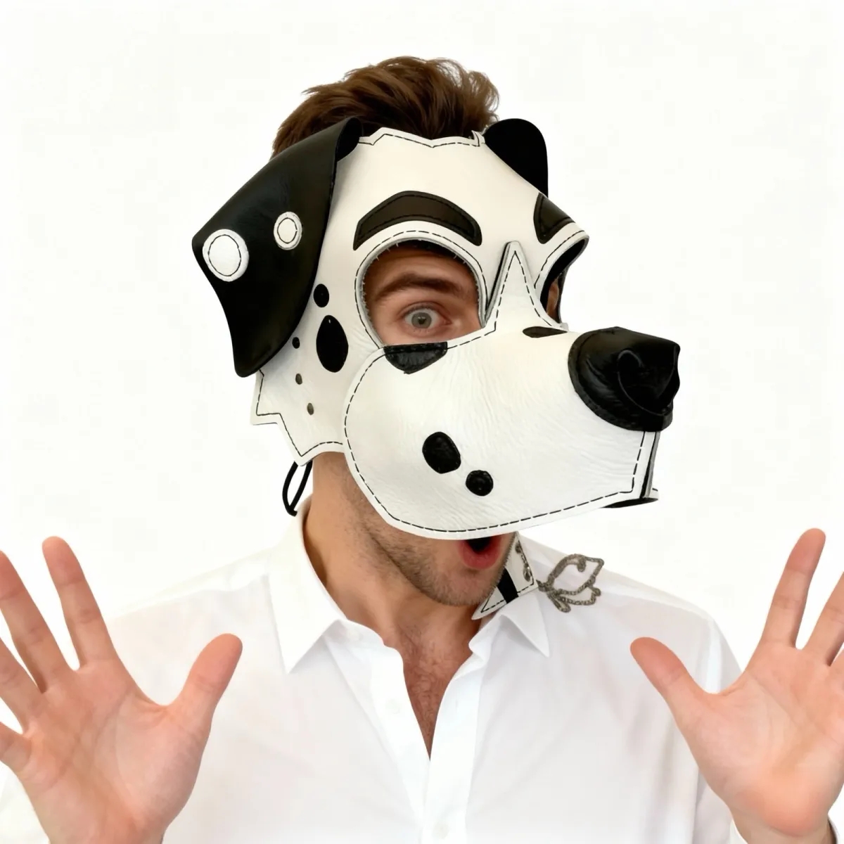 Deri Dalmaçyalı Köpek Yarım Yü - Respirator Half Face incelemesi ve fiyatı