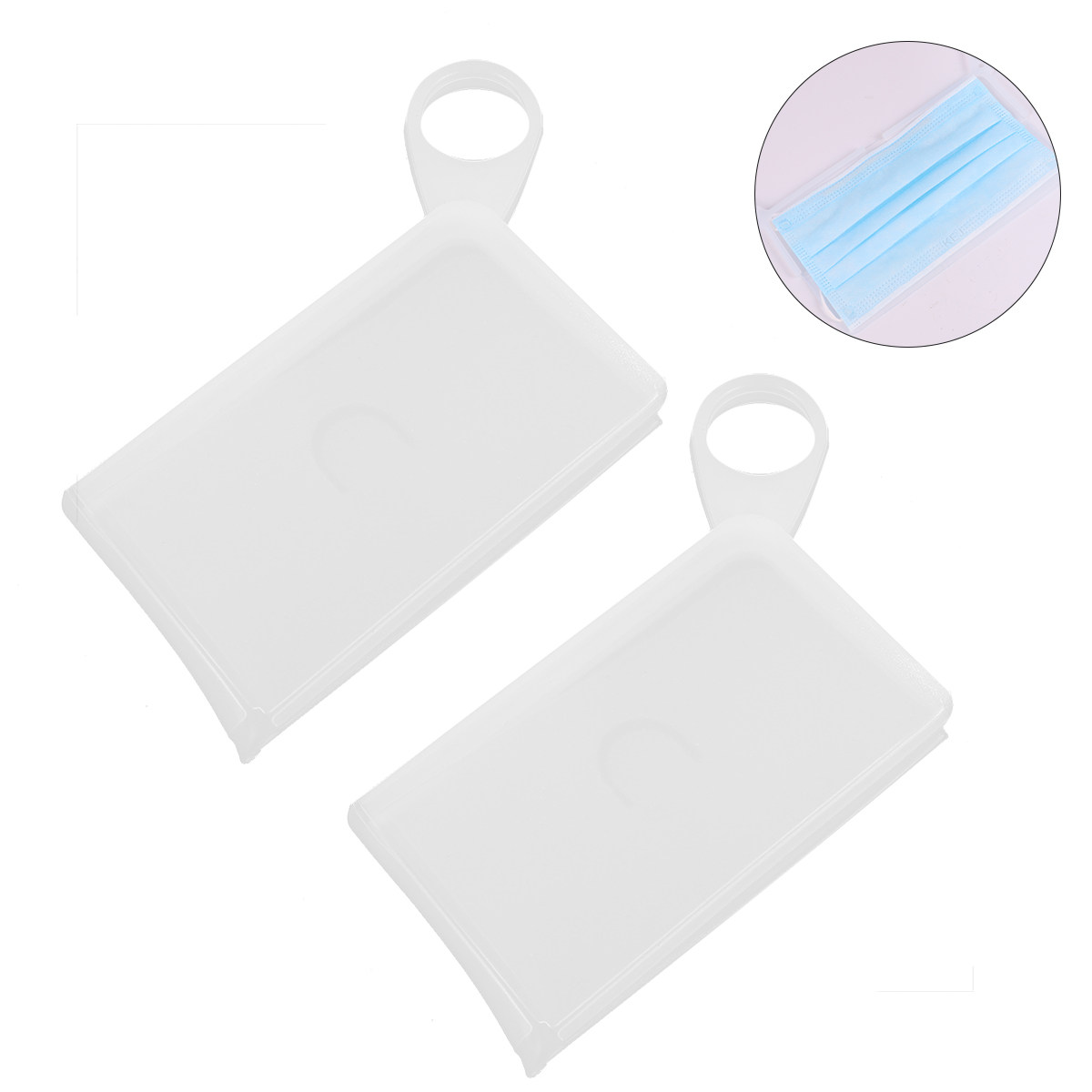 2 adet gıda sınıfı silikon yüz - Face Mask Storage Box incelemesi ve fiyatı