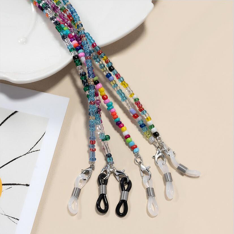 Renkli Pirinç Boncuklu Gözlük  - Mask Chain Holder incelemesi ve fiyatı
