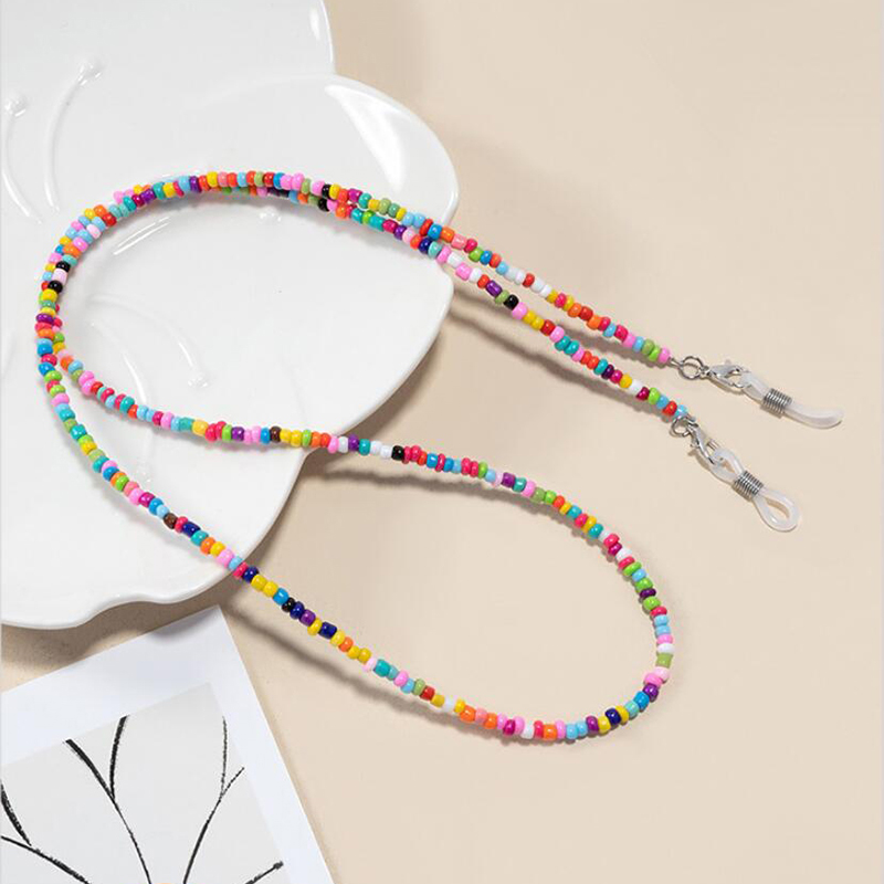 Renkli Pirinç Boncuklu Gözlük  - Mask Chain Holder incelemesi ve fiyatı