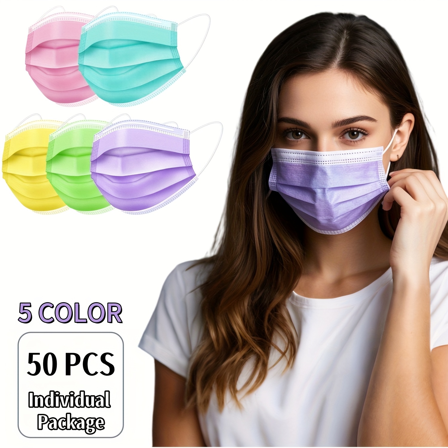100/50 Adet Üç Katmanlı Koruyu - Kids Face Mask incelemesi ve fiyatı
