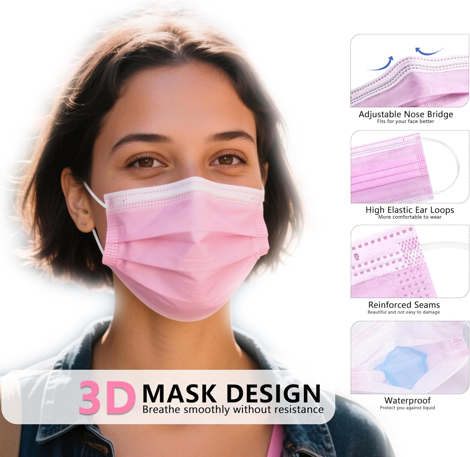 100/50 Adet Üç Katmanlı Koruyu - Kids Face Mask incelemesi ve fiyatı