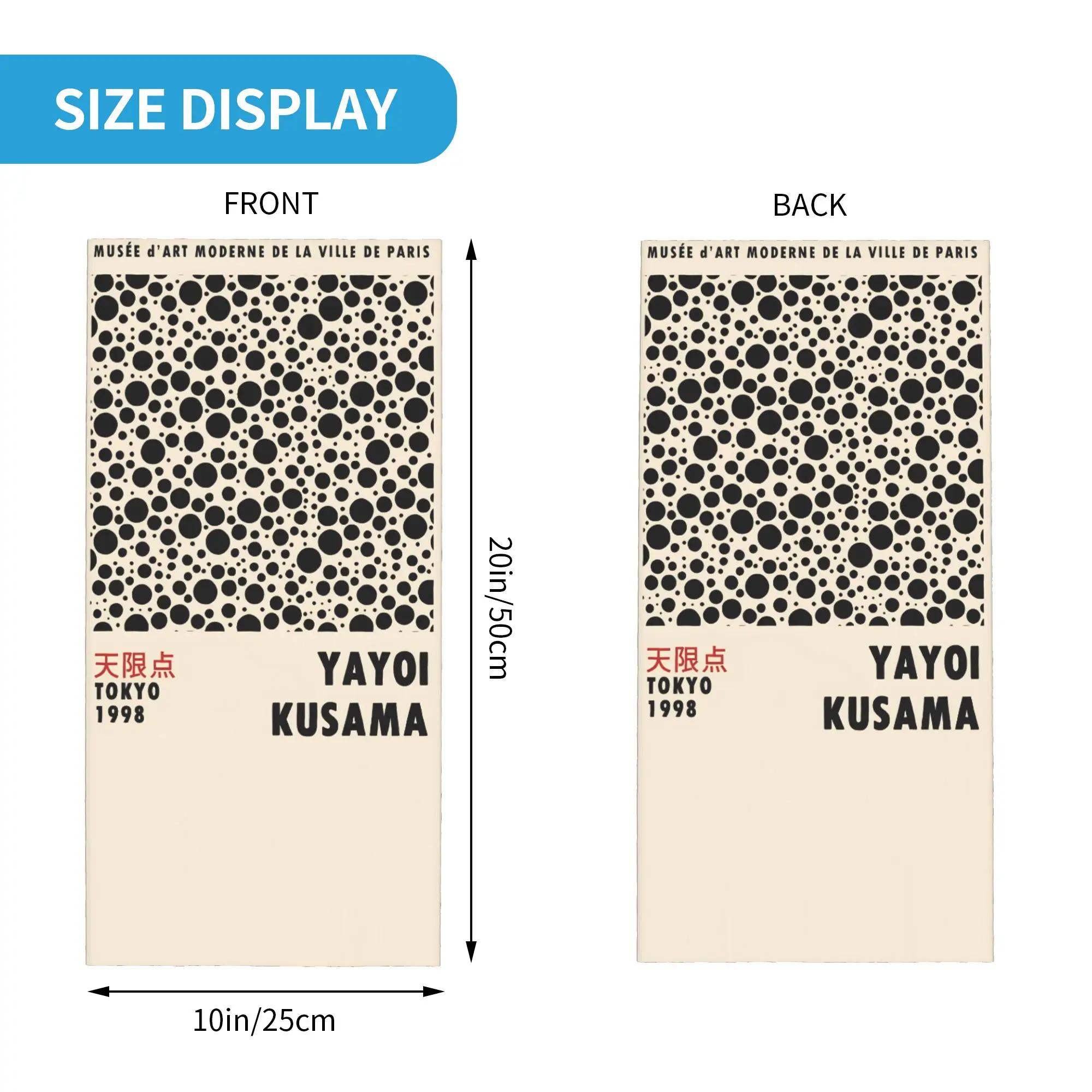 Yayoi Kusama Balkabağı Klasik  - Neck Gaiter Face Cover incelemesi ve fiyatı