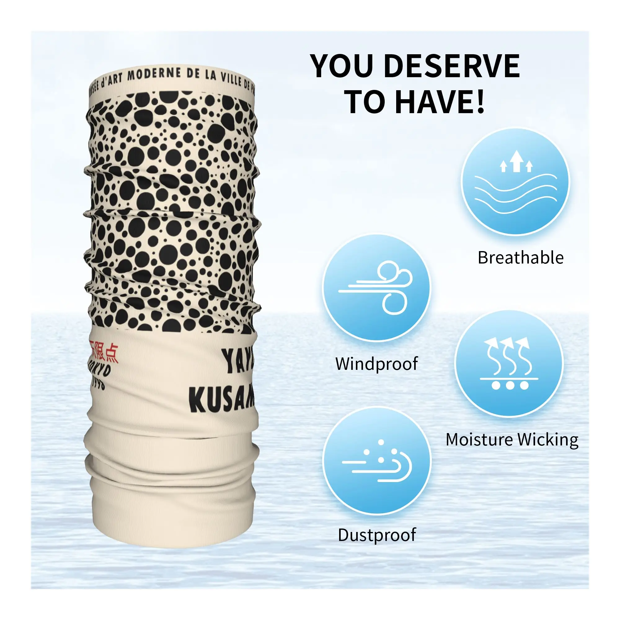 Yayoi Kusama Balkabağı Klasik  - Neck Gaiter Face Cover incelemesi ve fiyatı